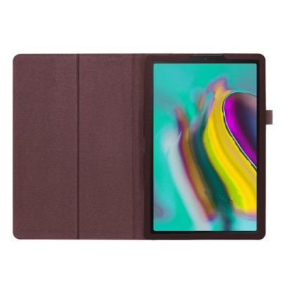 Litchi Texture Fodral för Samsung Galaxy Tab A 10.1" 2019 - Brun#2