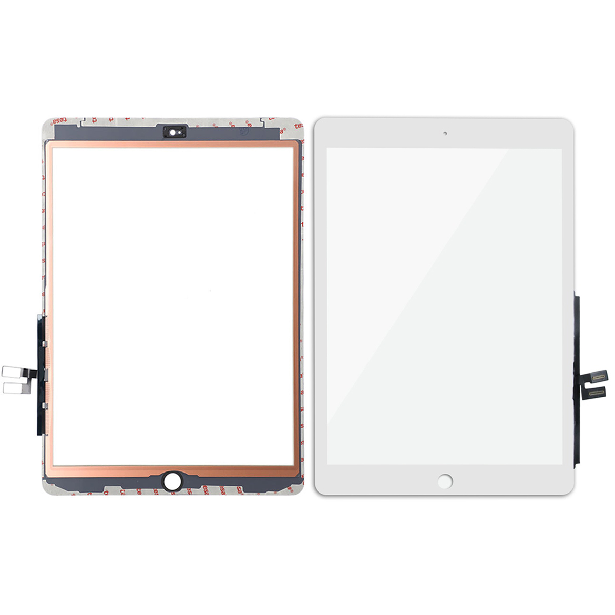 iPad 7/iPad 8 10.2" Glas/Touchskärm OEM - Vit .inkl montering