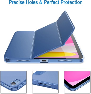 Fodral iPad 11:e/10:e Generationen (2025/2022) m. Pennhållare, Automatisk uppvakning/sömn-funktion, Magnetiskt Fodral - Marinblå#2