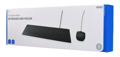 Deltaco Tangentbordskit m. Mus, Kabel USB, Nordic layout - Svart#6