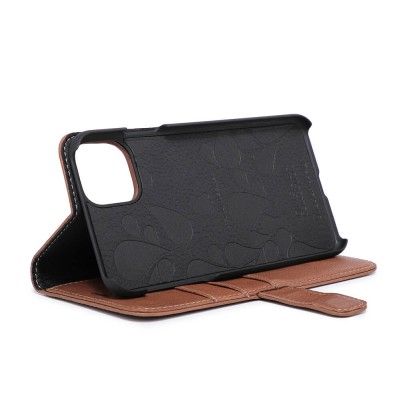 Plånboksfodral ONSALA COLLECTION Skinn iPhone 11 Pro Max, 3 kortfack - Brun#3