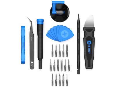 iFixit Essential Electronics Toolkit 16 bits, sugkopp, pincett#2