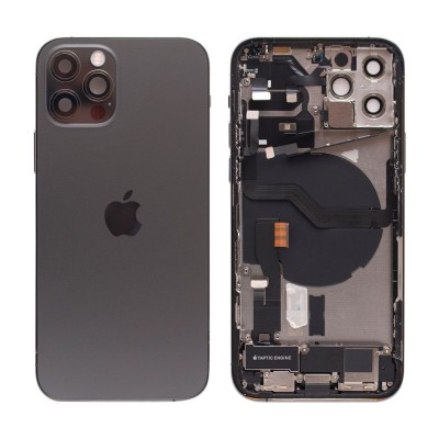 Apple iPhone 12 PRO Baksida komplett - Svart, inkl montering