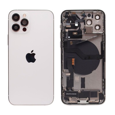 Apple iPhone 12 PRO Baksida komplett - Silver, inkl montering