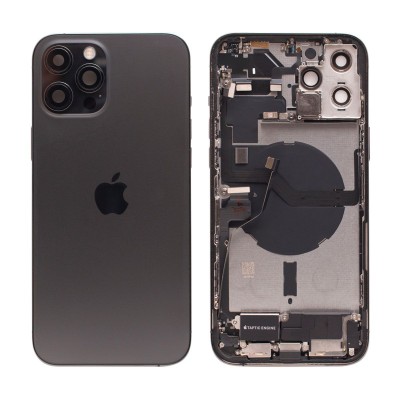 Apple iPhone 12 PRO Max Baksida komplett - Svart, inkl montering