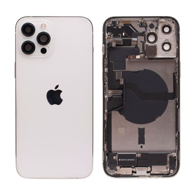 Apple iPhone 12 PRO Max Baksida komplett - Silver, inkl montering