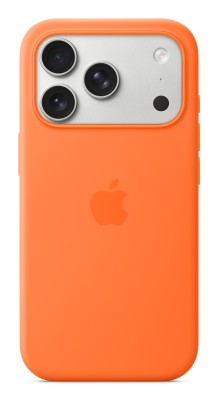 Apple silikonskal med MagSafe till iPhone 17 Pro - Orange#2
