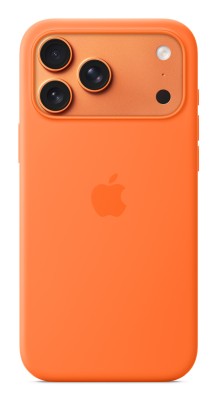 Apple silikonskal med MagSafe till iPhone 17 Pro Max - Orange#1