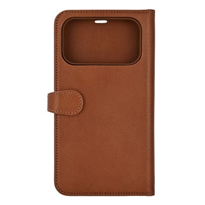 Plånboksfodral BUFFALO Leather 2in1 3 card MagSeries iPhone 17 Pro Max - Brun#2