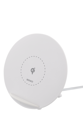 DELTACO Trådlös Snabbladdare för iPhone och Android, 10W, QI-certifier#1