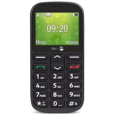 Doro 1362 - Svart 2G telefon med Tydlig display#2