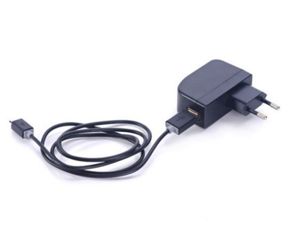 Laddare och Micro-USB Kabel 1 meter - Svart