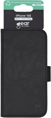 Plånboksfodral GEAR Classic 3 card Recycled MagSeries iPhone 16e - Svart#2
