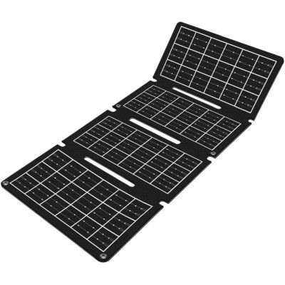 LogiLink Vikbar solcellspanel med USB-laddare 1x USB-C, 1 x USB-A 15W#2