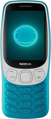 Nokia 3210 - 4G Mobil - dual-SIM - 2024 - RAM 64 MB / Internminne 128 MB - microSD slot - Front Cam 2 MP - Blå