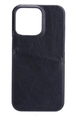 Skal ONSALA iPhone 13 Pro, konstläder, med kortfack - Svart#1