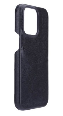 Skal ONSALA iPhone 13 Pro, konstläder, med kortfack - Svart#3