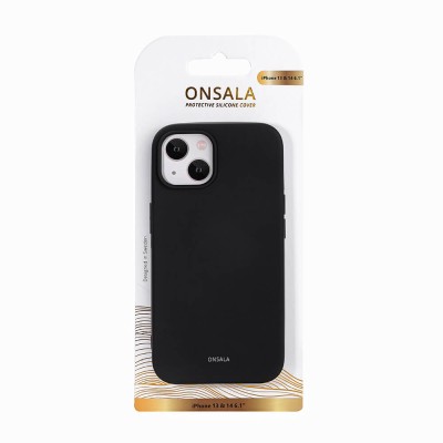 Skal ONSALA Backcover Silicone iPhone 14 - Svart#2