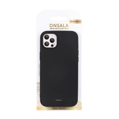 Skal ONSALA Backcover Silicone iPhone 14 Plus - Svart#2