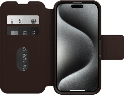 Plånboksfodral OtterBox Strada Series Folio MagSafe Apple iPhone 15 Pro - Espresso#2