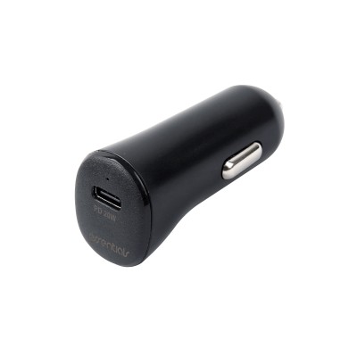 Essentials Car Charger 20W, 1x USB-C PD 20W, black