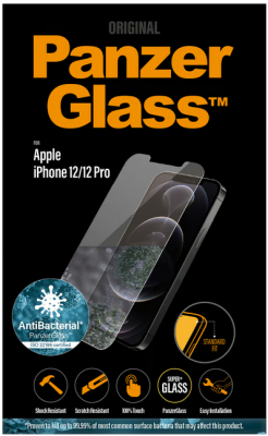 Panzer iPhone 12/12 Pro, Full-Fit Silicate Glass