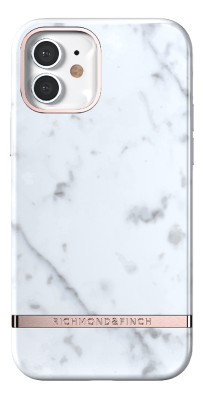 Richmond & Finch Skal för iPhone 12 / 12 Pro - White Marble