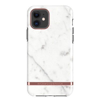 Richmond & Finch Skal för iPhone 11 - White Marble