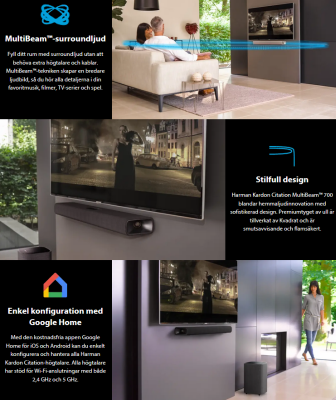 Harman Kardon Citation Multibeam700 Soundbar, Grå#4