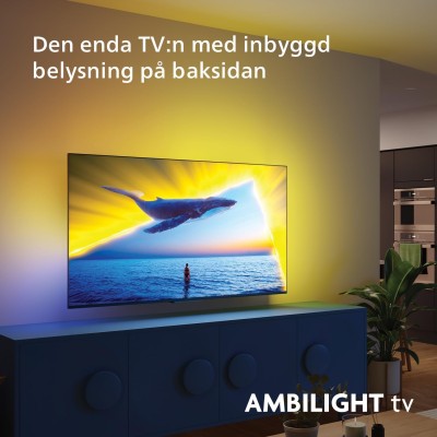 43" Philips Ambilight 43PUS8109, 4K Smart-TV, Pixel Precise Ultra HD, Titan OS, Dolby Atmos-ljud, Alexa, Google Voice, Satin krom ram#2