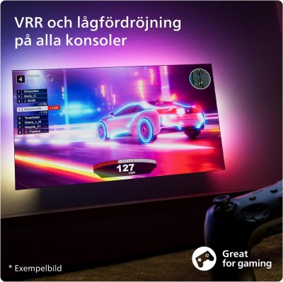 43" Philips Ambilight 43PUS8109, 4K Smart-TV, Pixel Precise Ultra HD, Titan OS, Dolby Atmos-ljud, Alexa, Google Voice, Satin krom ram#7