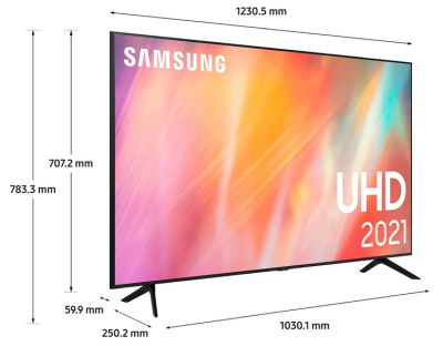 55" Samsung UE55AU7105KXXC 4K UHD-TV m. Motion Xcelerator-teknik Demoex#4