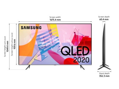 Samsung 75" QLED 4K Smart TV QE75Q60 QLED, HDR, Ambient Mode#8