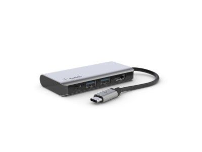 Belkin Connect 4-i-1 Multiport Adapter USB-C 100W PD, 2xUSB-A, 1xHDMI, 1xUSB-C#3