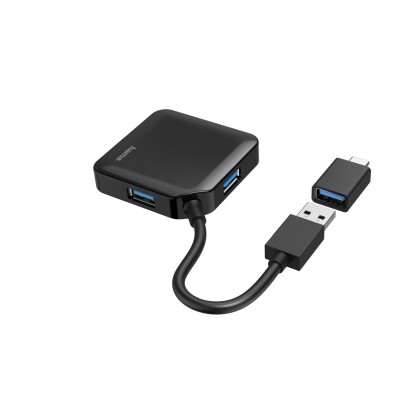 HAMA Hub USB/USB-C 1:4 1.5 Gbit/s#4