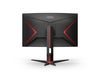 27" AOC C27G2ZU/BK, Curved VA 1920x1080, 0,5 ms, 240Hz FreeSync, höjdjusterbar, 2xHDMI/DP, högtalare, USB-hubb#5