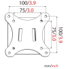 DIGITUS Väggfäste till Skärm, VESA 100x100 LCD display 32" max 18 kg#3