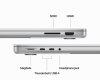 Apple MacBook Pro 14 tum, M3 Max 14-Core CPU 30-Core GPU, 36 GB minne, 1 TB SSD - Silver#4