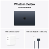 Apple MacBook Air 15.3 tum, Apple M4 10-core CPU 10-core GPU, 32 GB, 2 TB SSD, 70W strömadapter - Midnatt#3