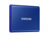 500 GB Samsung Portable SSD T7, USB-C 3.2, inkl. adapter för Typ A - Blå#1