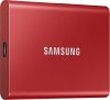 2 TB Samsung Portable SSD T7, USB-C 3.2, inkl. adapter för Typ A - Röd#1