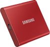 1 TB Samsung Portable SSD T7, USB-C 3.2, inkl. adapter för Typ A - Röd#1