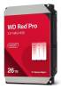 26 TB WD Red Pro, 7200 rpm, 512 MB cache SATA3, optimerad för NAS med 24/7 drift