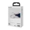 Baseus Superior Multi Charger Kabel USB A, USB C+Micro USB A+Lightning, USB2, 0,48 Gbit/s, 1,5m - Vit#9