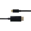 USB-C till DP Kabel, 4K UHD, gold plated, 2m - Svart#2