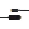 Deltaco USB-C - HDMI cable, 4K UHD, gold plated, 3m - Svart#2