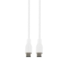 Deltaco USB-C - C, 2m, USB 2.0, white braided 3A/60W - Vit#3