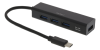 USB C 3.1 HUB 4-port Black