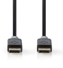 DisplayPort DP-DP 2m, 4K@60Hz, Guldplaterad#2