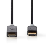 DisplayPort DP-HDMI 1m, 4K@60Hz, Guldplaterad#2